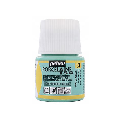 Farba do porcelany/szkła/ceramiki Pebeo Porcelaine150, 53 Water Green